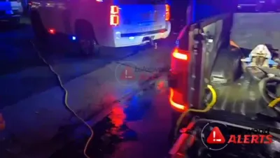 א בליק אויף די שווערע פארפלייצונגען נעכטן אין לעיקוואוד
