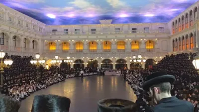 ערשטע בילדער פון שמחת החתונה ביי אן אייניקל פון כ"ק אדמו"ר מקארלין סטאלין שליט"א