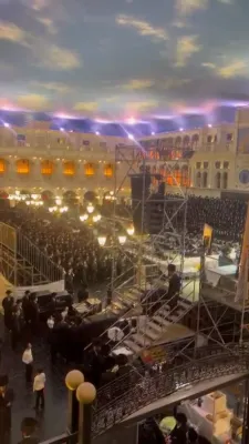 ערשטע בילדער פון שמחת החתונה ביי אן אייניקל פון כ"ק אדמו"ר מקארלין סטאלין שליט"א