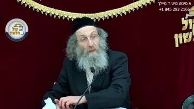א מינוט מיט ר' מיילך שליט"א-ערש"ק פרשת פנחס - כב' תמוז תשפ"ה