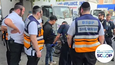 א פארדעכטיגטער איז ארעסטירט געווארן דורך NYPD א מיט דער הילף פון בארא פארק שומרים וואלונטירן