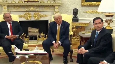 טראמפ איז אפן צו איראן געשפרעכן, און באכריין קרוין פרינץ זאגט אז די גאלף שפאנונגען זענען פארקלענערט געווארן.