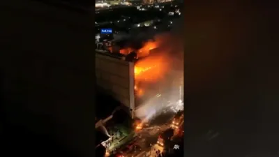 61 טויטע אין איראק נאך א פייער אין א שאפינג סענטער
