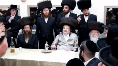 שמחת החתונה פון א אור אייניקל פון הרה"ק רבי יעקב מאיר שעכטער שליט"א 