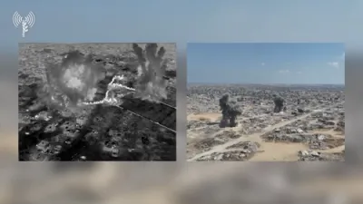 צהל האט באמבאדירט א לאנגע חאמאס טונעל