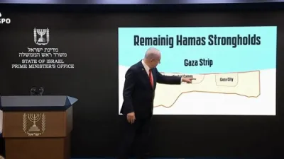 נתניהו זאגט יעצט אז ער וויל אייננעמען עזה אקעגן די ווארענונג פון די יו ען
