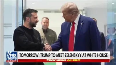 טראמפ און זעלענסקי האבן געהאט א "שווערע" שמועס נאך פוטין'ס זיצונג.