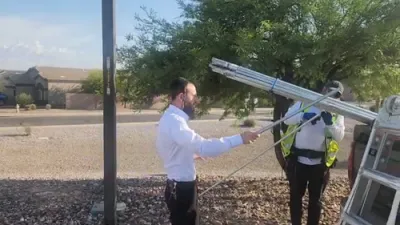 קאסא גראנדא האט דערלעבט א פרישע מיילסטאון - דער עירוב ארום די היימישע געגנט איז פארענדיגט געווארן