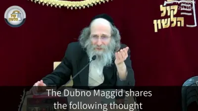 א מינוט מיט ר' מיילך שליט"א-יום ג' פרשת שפטים ב' אלול תשפ"ה