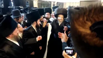 שמחת החתונה פון אור אייניקל פון הרה"ק רבי יעקב מאיר שעכטער שליט"א 