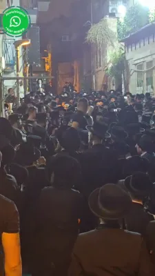 ערשטע ווידיאו און בילדער פון מסע הלויה פון כ"ק אדמו"ר מקרעטשניף סיגעט זצ"ל 