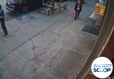 א רויבעריי אינמיטן העלן טאג אין בארא פארק 
