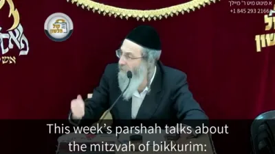 א מינוט מיט ר' מיילך שליט"א-יום ה' פרשת כי-תבוא יח' אלול תשפ"ה