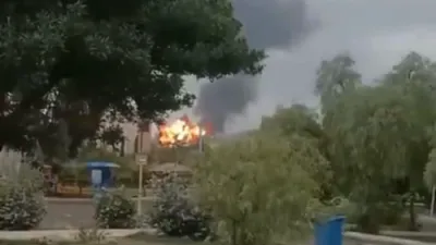 פרישע אטאקע דורך די איי די עףף אויף די הוטי רעבעלן הויפטקוואטיר 