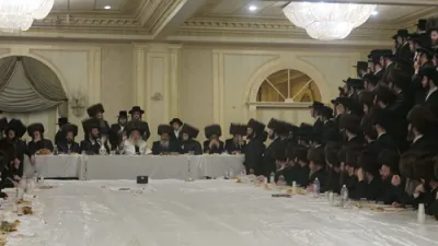 כ"ק אדמו"ר מניקלשבורג שבת סליחות אין וויליאמסבורג 