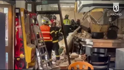 א געז אויפרייס אין שפאניע האט פארוואונדעט 25 מענטשן 