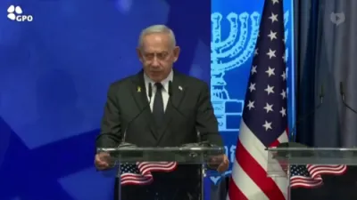 נתניהו רעדט צו ביי פארטיזאן קאנגרעסלייט איבער די איזראעלי טעכנאלאגיע 