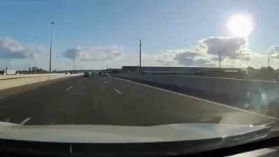 אויפן פארקערטן ריכטונג!! סצענע פון א פאליציי טשעיס אויף א הייוועי אין אנטעריא- קאנאדא 