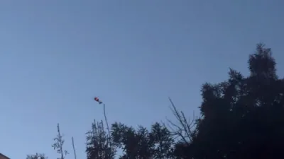בלעק האק העליקאפטערס פליען העכער פארטלאנד ICE פאסיליטי.
