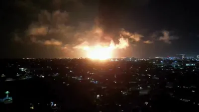 'מיר האבן געמיינט מיר זענען געווארן נוקלעאר אטאקירט': פייער ברעכט אויס אין לאס אנדזשעלעס שעווראן ריפיינערי