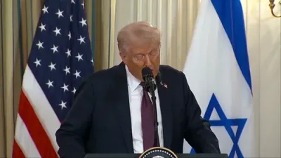 טראמפ האט ארויסגעגעבן א 20-פוינטס שלום פלאן פאר עזה.