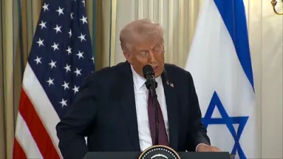 פרעזידענט טראמפ שטופט א פלאן פאר א אייביגע שלום אין עזה