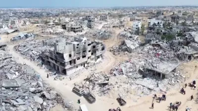 אפשאצונג: צוריק אויפבויען עזה וועט קאסטן איבער 120 ביליאן דאלאר 