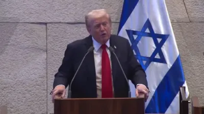 פרעזידענט טראמפ זאגט אז שלום אין די מיטל מזרח גייט ווייטער אנהאלטן