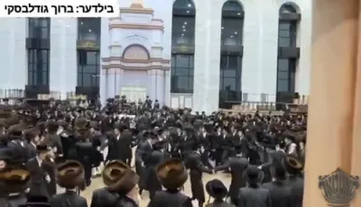 אושפיזא ד'יעקב ביי כ"ק אדמו"ר מסאטמאר שליט"א אפגעראכטן אין קרית יואל 