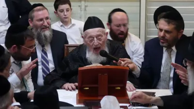 חג הסוכות ביים ראש הישיבה הגרמ"צ בערגמאן