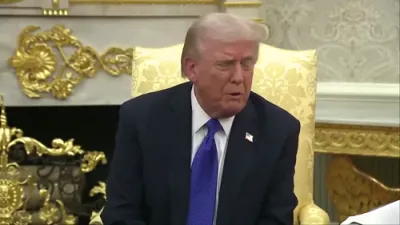 טראמפ רעדט פון די אמעריקאנע אטאקעס אויף ווענעזועלא דראג גרופס
