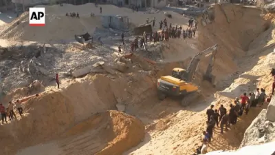 חאמאס זאגט אז זיי גייען זוכן נאך פארלוירענע קערפער פון משכונות