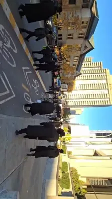 פולע גאלעריע פון די פראטעסט קעגן גזירת הגיוס אין מאנטריאל