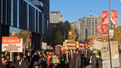 פולע גאלעריע פון די פראטעסט קעגן גזירת הגיוס אין מאנטריאל