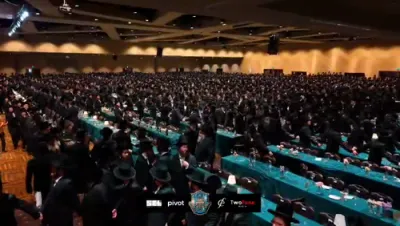 כינוס הלומדים חבורת יסודי התורה בחצר הקודש סאטמאר 