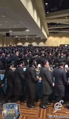 כינוס הלומדים חבורת יסודי התורה בחצר הקודש סאטמאר 