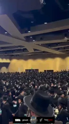 כינוס הלומדים חבורת יסודי התורה בחצר הקודש סאטמאר 