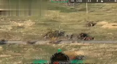 א רוסישע סאלדאט אנטלויפט פון 5 אוקריינא דראונס!