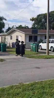 כ"ק אדמו"ר מסאטמאר שליט"א אויף אפרוה אין פלארידע 