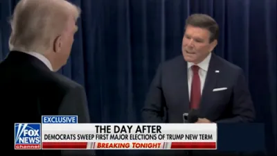 פולע אינטערוויו מיט פרעזידענט טראמפ אויף פאקס ניוז 