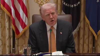 געשפאנטע אויסטויש צווישן טראמפ און א ריפארטער וועגן אינפלאציע 