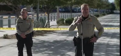 לאס וועגאס פאליציי זוכן א פארברעכער וואס האט פאראורזאכט א אויפרייס