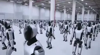 כינע פארשפרייט ווידעא פון זייער מאסיווע מענטשליכע ראבאטן פרודוקציע 