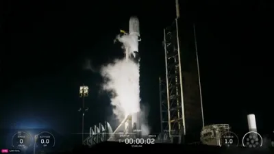 א פרישע סעטעלייט ווערט ארויפגעשיקט דורך סטארלינק