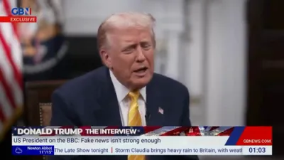 טראמפ פארדאמט בי בי סי פארן עדיטן זיין ווידיאו פון ינואר 6 ביי די קעפיטעל