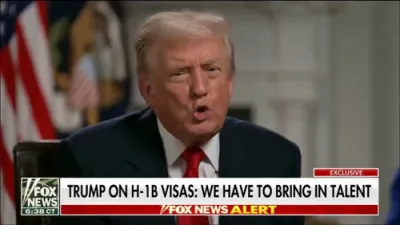 טראמפ איז מסביר די גוטע חלק פון די H1B וויזעס וואס ברענגט טאלאנט קיין אמעריקע 