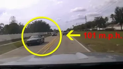 א פלארידע מאן ווערט ארעסטירט נאכן ספידן אויף 101!