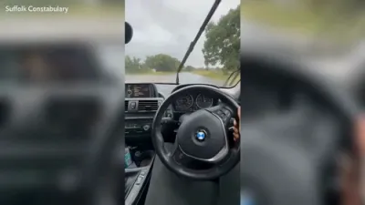 א אינגע דרייווער ארעסטירט נאכן דרייוון איבער 80 מפ"ש