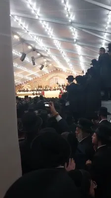 צענטראלע מעמד ירושלים של מעלה בראשות כ"ק אדמו"ר מסאטמאר שליט"א 