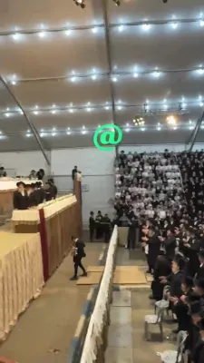 צענטראלע מעמד ירושלים של מעלה בראשות כ"ק אדמו"ר מסאטמאר שליט"א 